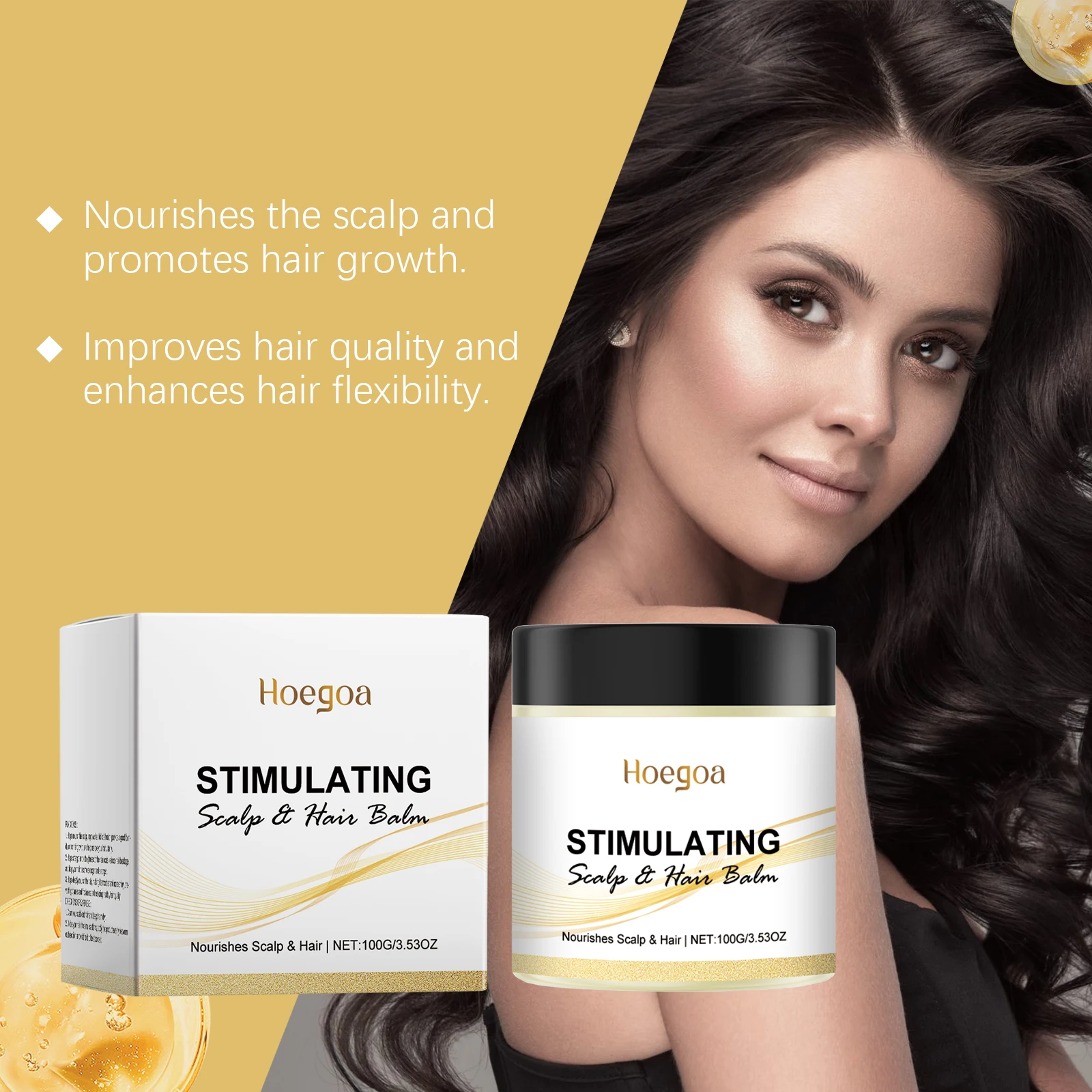 Scalp Hair Balm Reduce Dryness Prevent Hair Breakage Increase Gloss Nourish Scalp Anti Hair Loss Frizz Control Repair Hair Cream