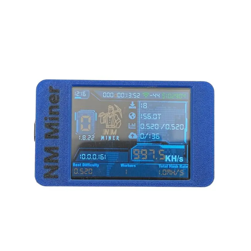 M67K-2.8 بوصة Nerdminer V2 Nmminer 1000KH/S Solo Crypto Mining Machine 2.8 بوصة عرض للاستخدام المنزلي BTC Bitcoin Lottery Miner #1