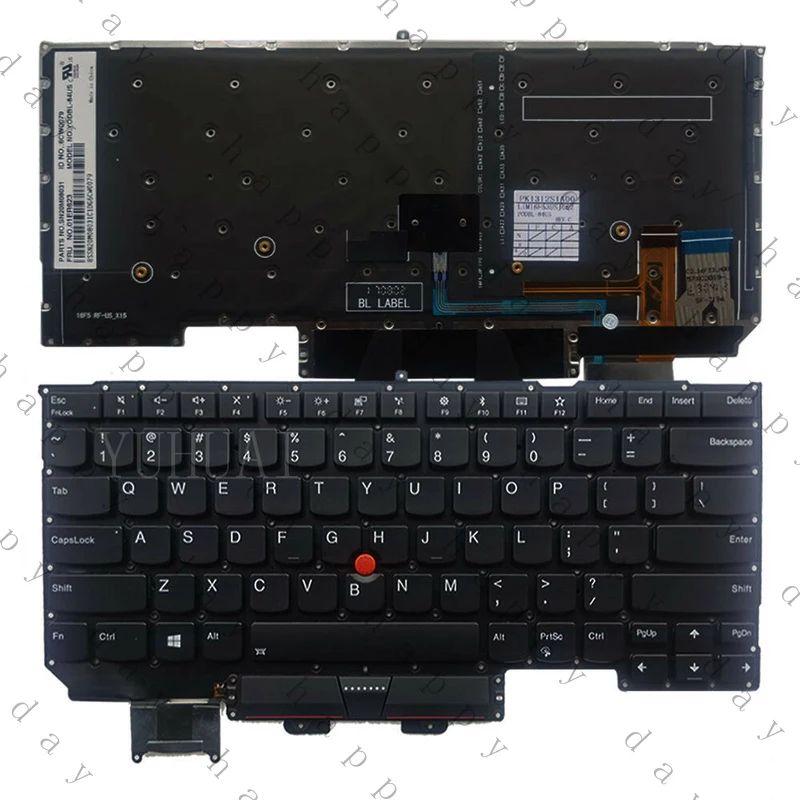 

Y+ Y+ New US backlit keyboard for Lenovo ThinkPad X1 Carbon 5th Gen 2017 20HQ 20HR