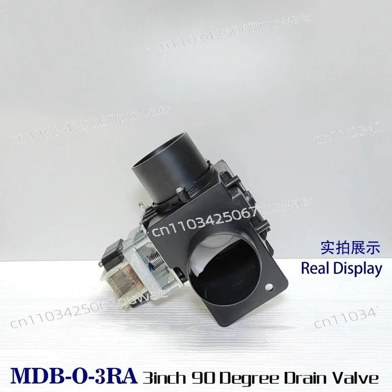 MDB-O-3RA washing machine 3 inch drain valve solenoid valve, double overflow 90 degrees normally open drain valve