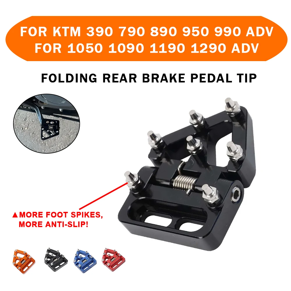 

For KTM 390 790 890 950 990 1050 1090 1190 Adventure 1290 Super ADV S T Motorcycle Accessories Rear Brake Pedal Step Tip Plate