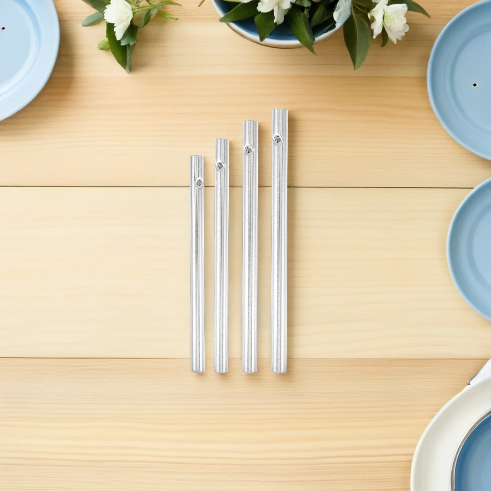 

16pcs Outdoor Wind Chimes Aluminum Tubes Extended Metal Wind Chime Parts For Garden Decor Deep Tone Diy Craft Repair Kit -