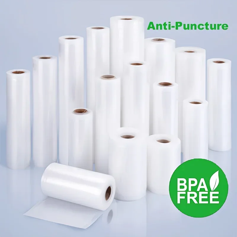 1 Roll Heavy Duty Vacuum Sealer Bags For Food Preservation, Vacuum Packaging Rolls Bags For Food