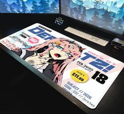 Anime Zero dwa Darling in the Franxx podkładka pod mysz XL HD nowy duża podkładka pod mysz XXL podkładki pod mysz naturalny podkładka pod mysz guma miękka