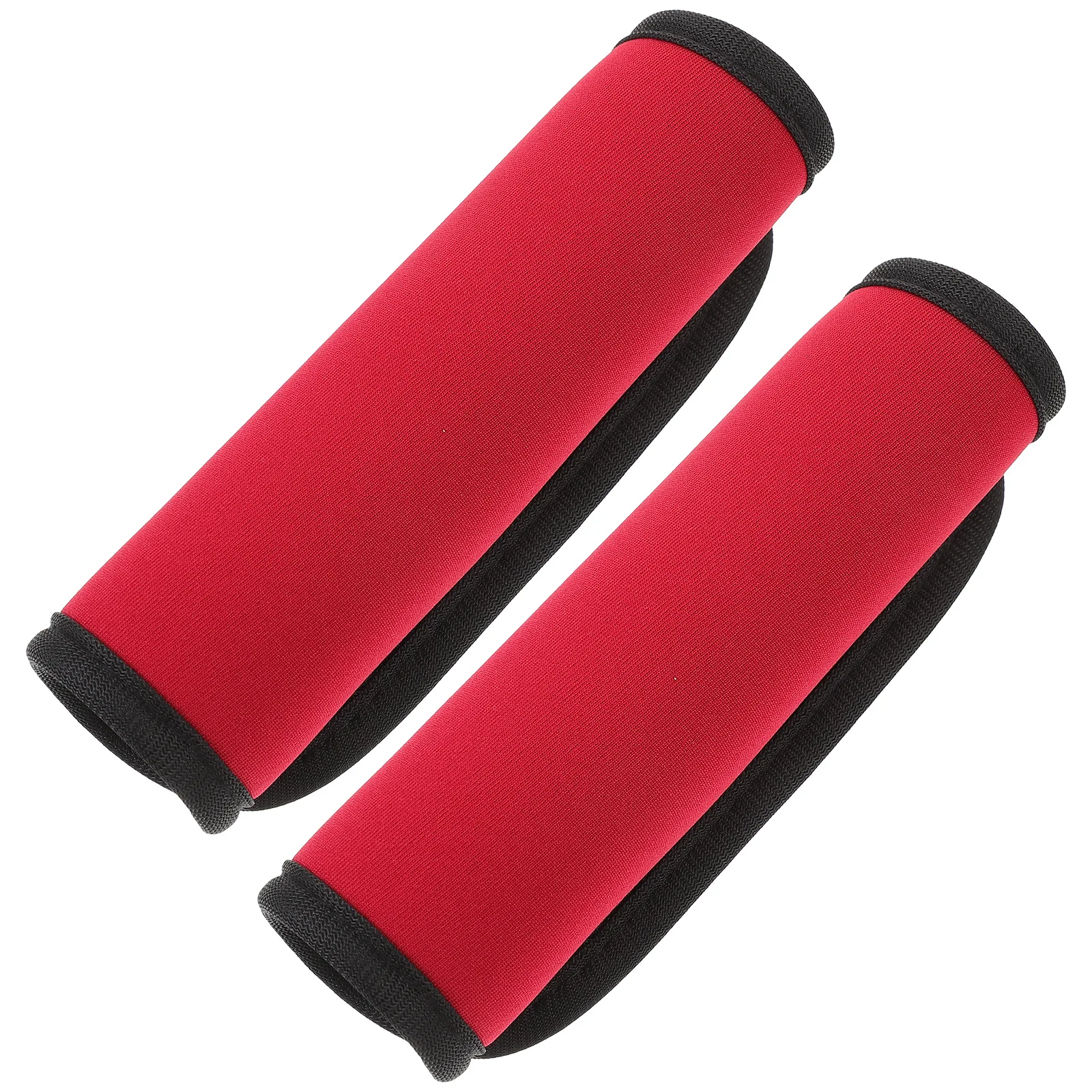 2 قطعة مقبض الأمتعة التفاف مريح مرنة حقيبة مقبض يغطي إكسسوارات السفر سهلة تحديد الأمتعة حامي التفاف #4