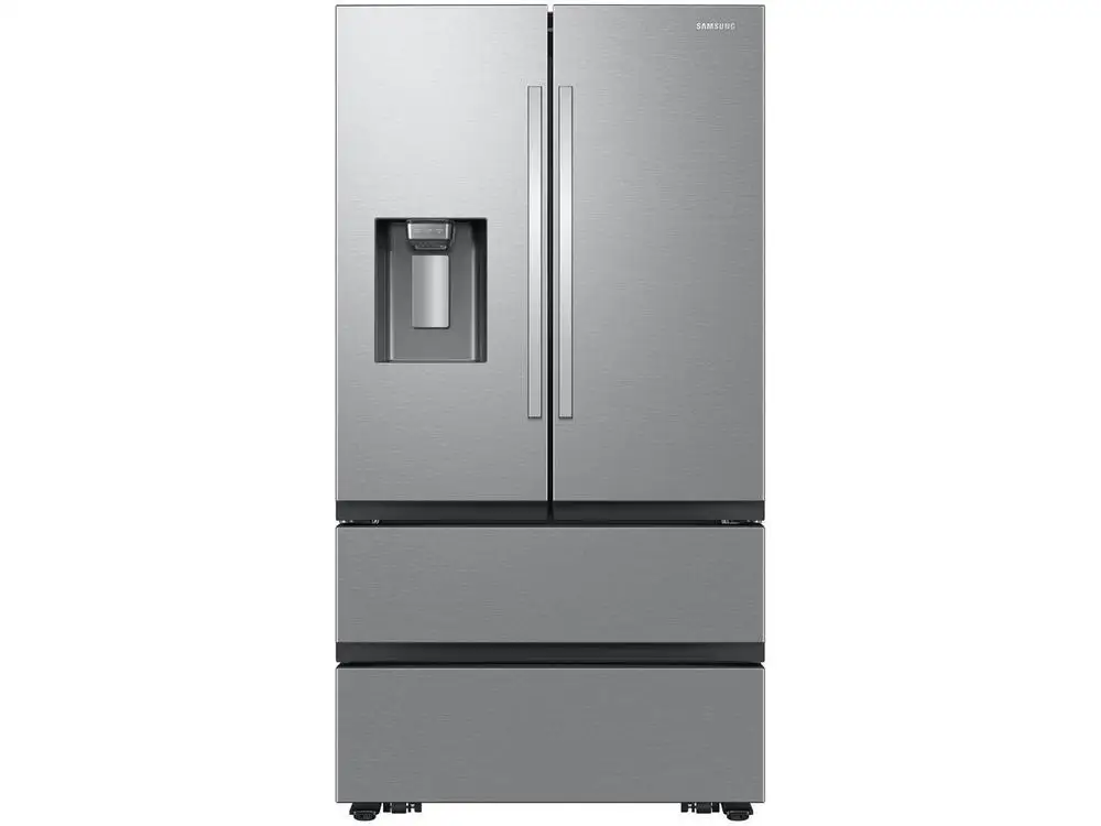 Samsung Smart Frost Free French Door Refrigerator/Cooler Silver 467L with Water and Ice Dispenser RF26CG740 - 110V