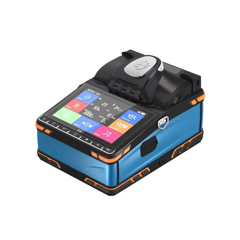 FTTH Fusion Splicer K5 Optical Fiber Fusion Splicer Core Alignment Fusion K5 Splicing Machine FTTH  Fast Splicing