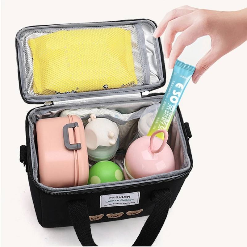 

Baby Diaper Bag Newborn Shower Gift Multi-functional Lunch for Mother Kids