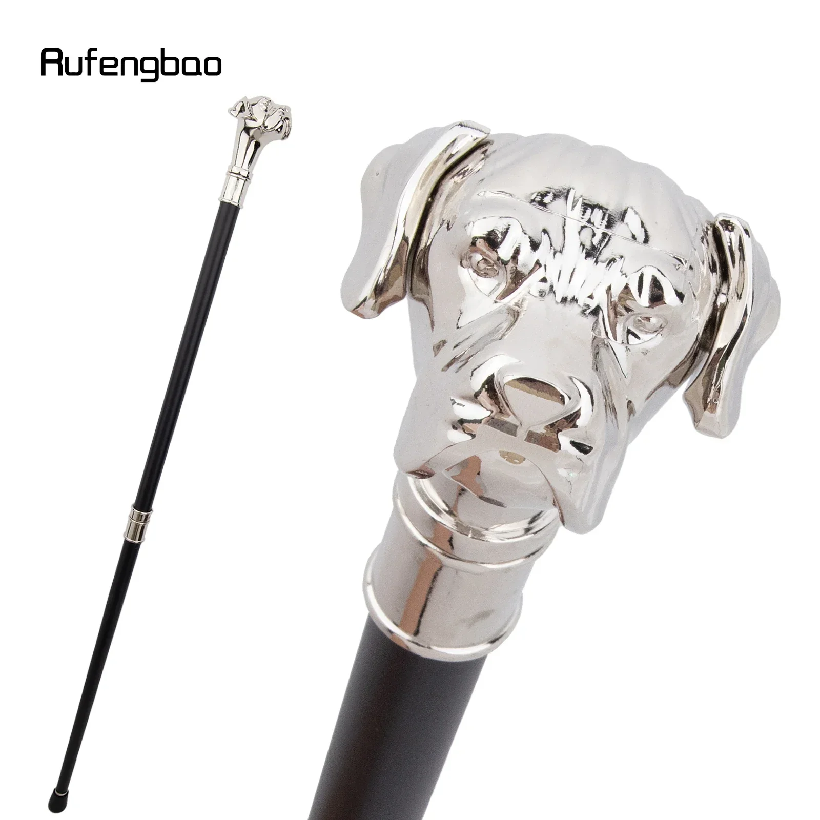 ホワイトドッグハンドル 高級柄 ペキニーズ 高級杖 装飾杖 エレガントファッション杖 パフォーマンスステージ杖 92cm