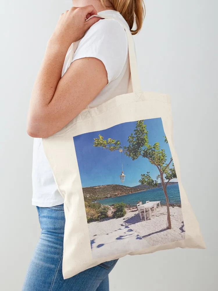 

By the sea Tote Bag Women's shopper bag bag for beach Portable shopping reusable grocery bags