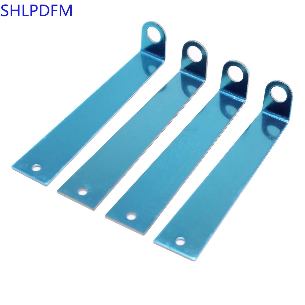 SHLPDFM Chrome Universal Spark Plug Wire Looms 7/8/9mm Separator Fits For Chevy Ford 4