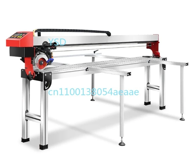 

Fully automatic water jet tile cutter, for slotting, edge grinding and 45-degree chamfering of stones and tiles.