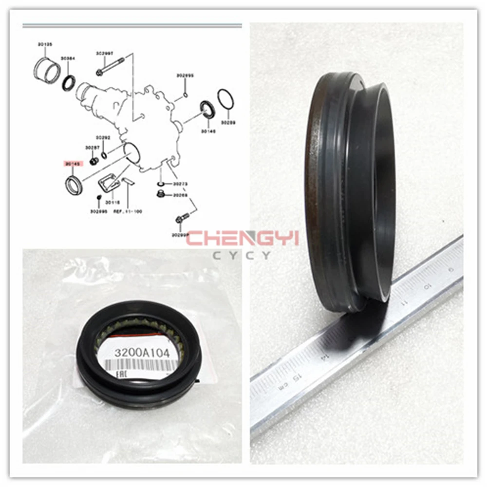 Transfer Case Oil Seal (Connecting Half Shaft - Right ) For Outlander CW4W CW5W CW6W GA2W GF7W GF8W 3200A104 50*70*16.1MM