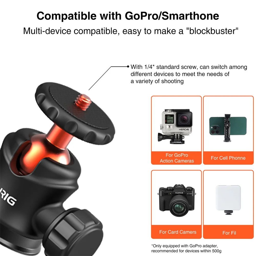 Metal Strong Magnetic Car Suction Cup Mount Camera Holder on Car Window 360 BallHead for GoPro 12 11 10 9 Insta360 Action Camera