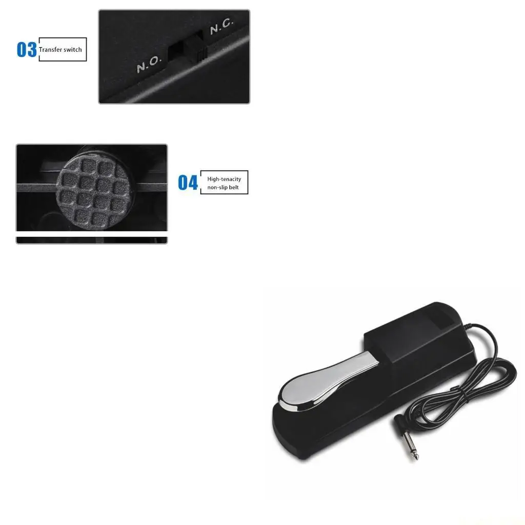 

M5TC Sustain Pedal Universal for Electronic keyboards Roland Korg Behrin