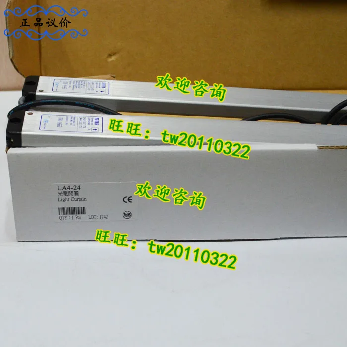 [Physical Photo] LA4-24 Taiwan Yangming Fotek Safety Light Curtain, Genuine