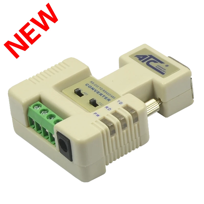 New Industrial Electromagnetic Isolation Converter 232 to 485 Interface 422 to 232 Serial Port Converter ATC-105N