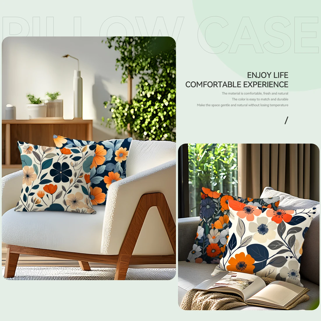 

Floral pattern Cushions Pillowcase Polyester Cushion Cover Throw Pillow Sofa Decoration Pillowcover Home Car Sofa Decor