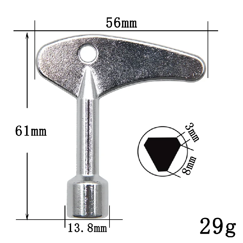 Multi-functional internal wrench elevator water meter control cabinet meter household tools