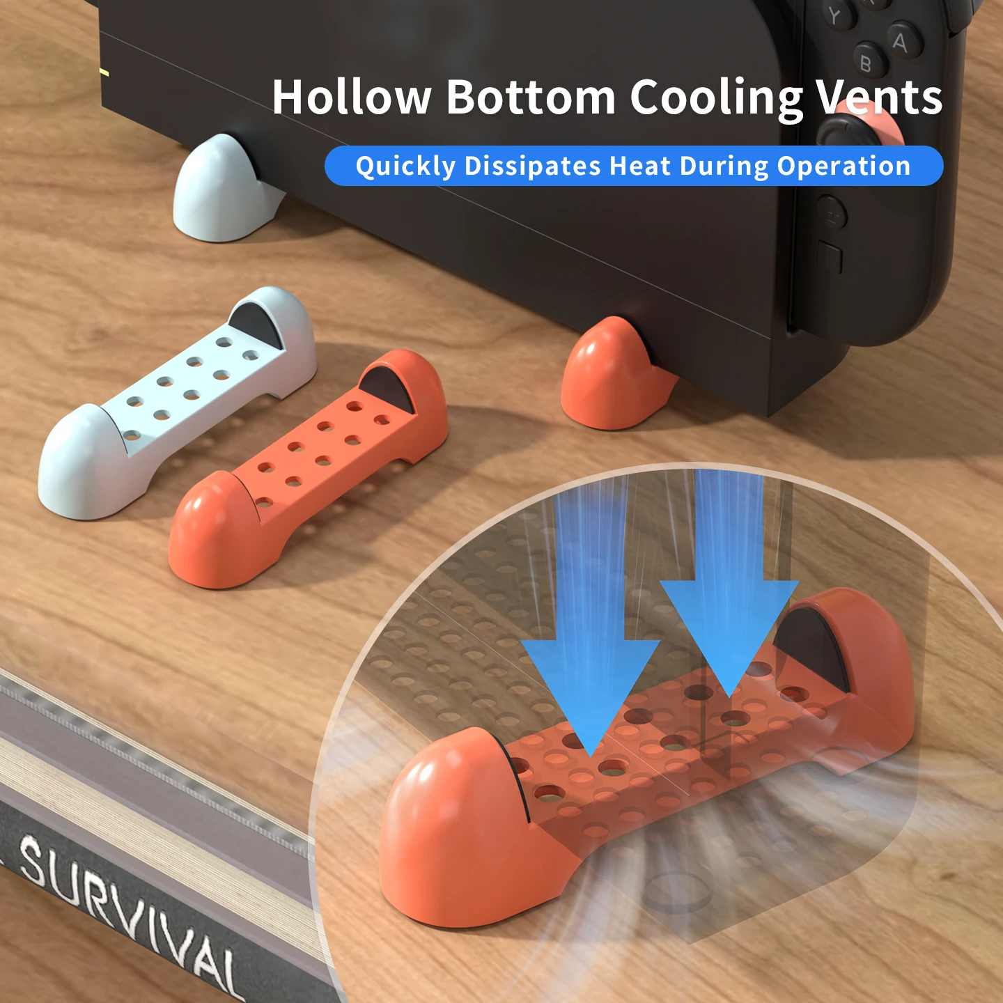 Cooling Stand Bracket for Nintendo Switch 2 Game Console Anti-Slip Base Holder Desktop Host Rack for Switch 2 Accessories