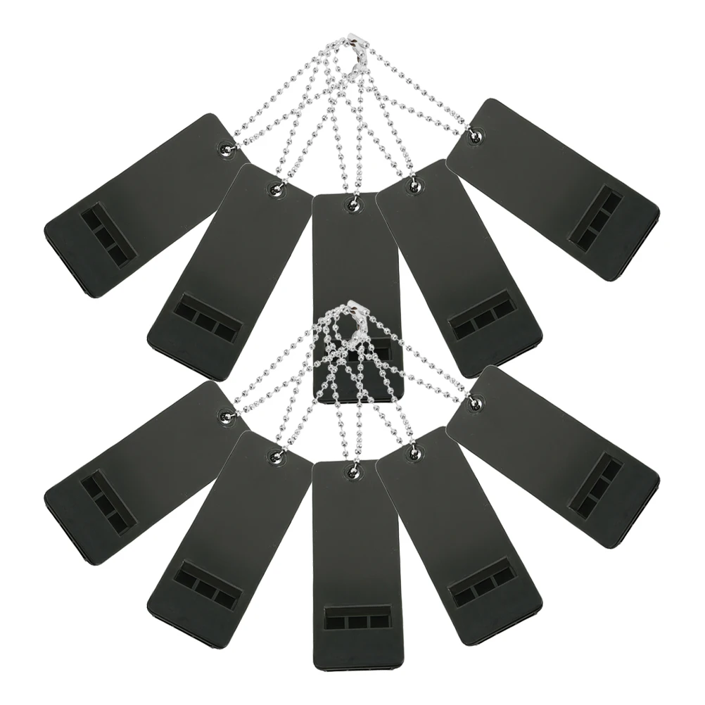 

10 Pcs Multifunction Outdoor Survival Whistle Travel Plastic Emergency Whistles