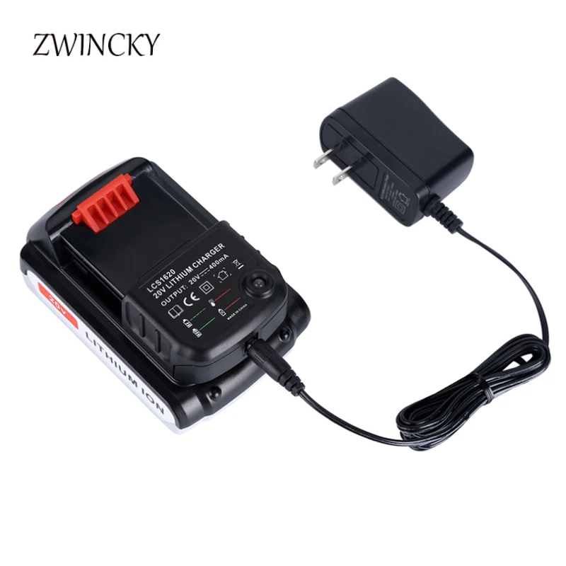 For Black&Decker Li-ion Battery Charger 10.8V 14.4V 20V Serise LBXR20 LB20 LBX20 LBX4020 Electric Drill Screwdriver Tool Battery