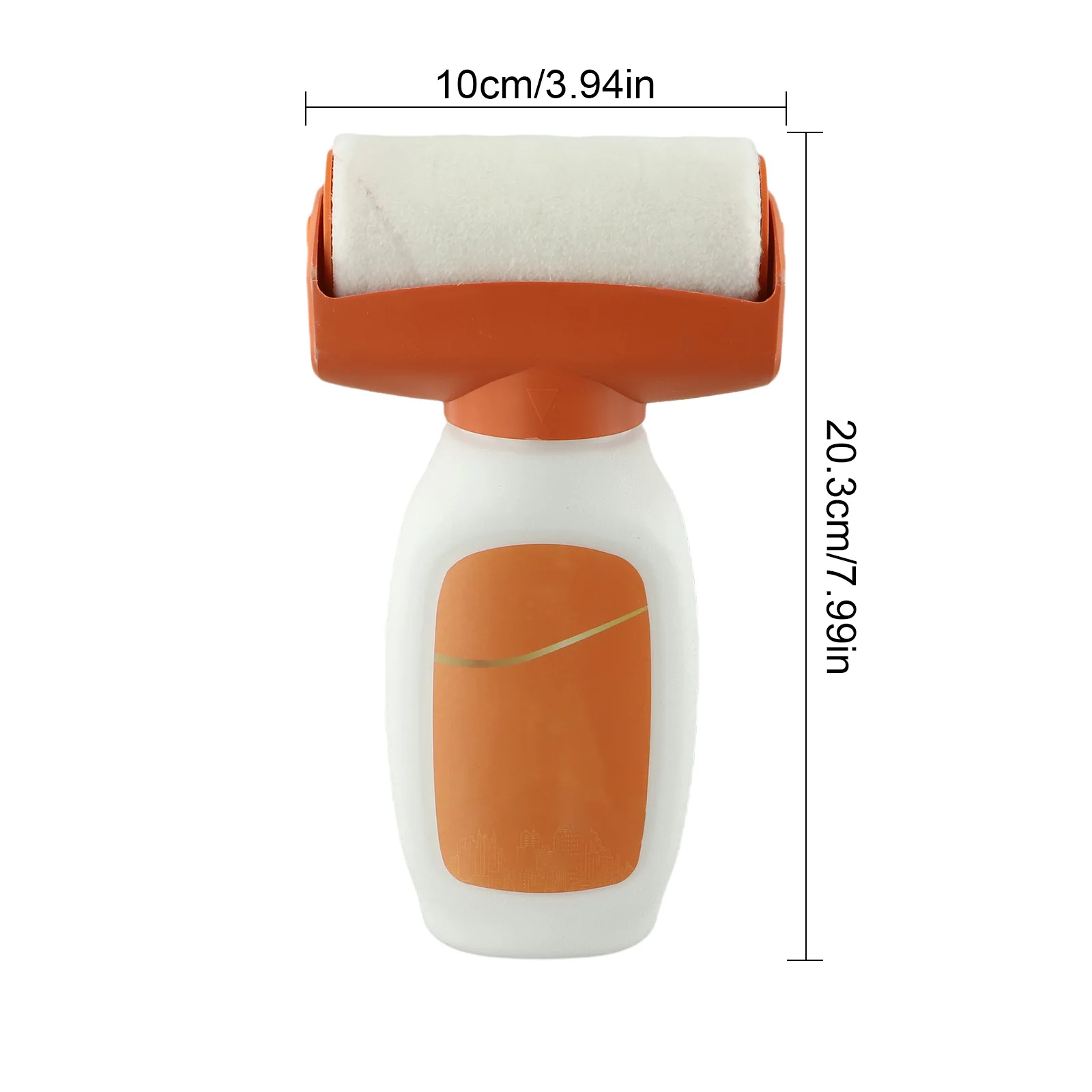 Paint Repair Tool 2-in-1 Roller Paint Home DIY Projects No Marking Roller Portable Wall Repair Brush For Home Improvement