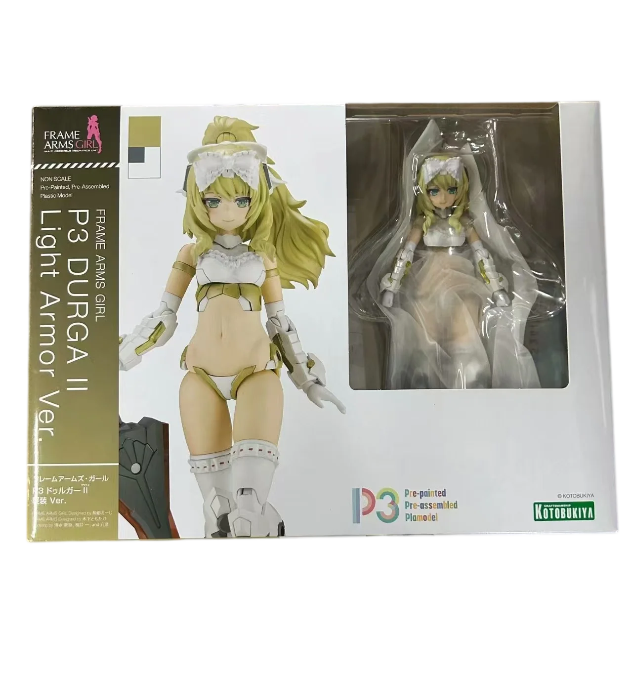Op voorraad: originele Kotobukiya Frame Arms Girl Durga II, lichtgewicht variant. PVC 16cm Animefiguur verzamelobject