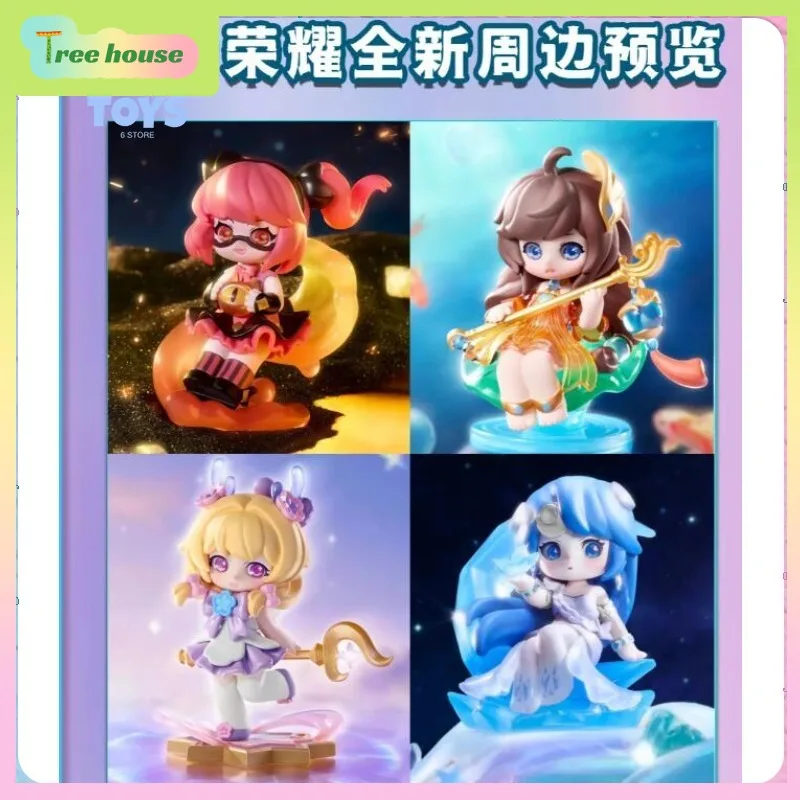 New Release Honor of Kings Art Toy Blind Box: Crystal Canyon Collection, Cute Anime Statues&Desktop Ornaments,Handmade blind box view 4
