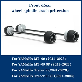 Yamaha MT-09 MT-09SP / Tracer 9 Tracer 9 GT / 2021-2023 front rear wheel shaft crash protection