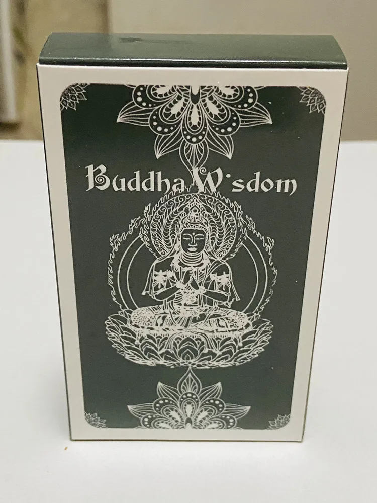 Buddha wisdom oracle cards 54pcs English Spiritual Deck for Women Girls Divine Guidance & Inspiration