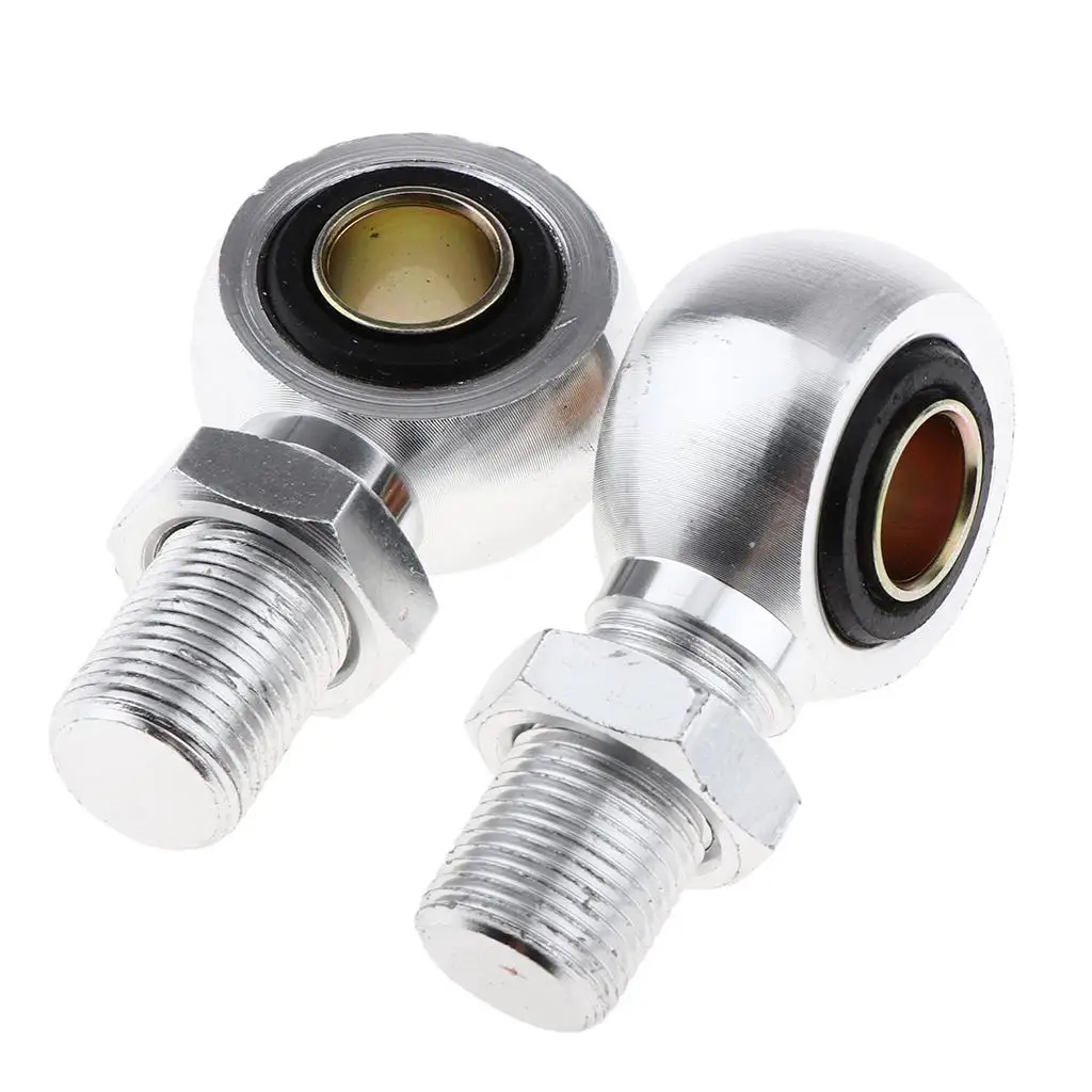 Pair Eye Adapter Eye End for Motorcycle Scooter Shock 2mm Sliver