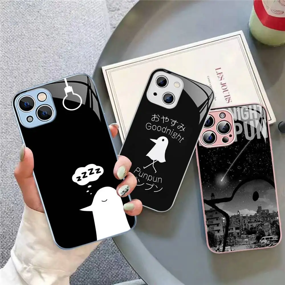 

Goodnight Punpun Hot Comics Tempered Glass For Iphone 14 13 12 11 Pro Mini XS MAX 14Plus X XS XR Cover
