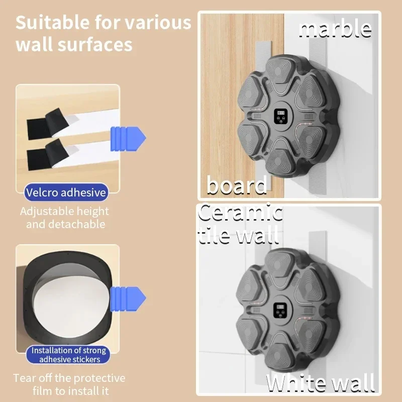 Machine de boxe itude intelligente pour adultes et enfants, entraînement sportif, fitness, entraînement à domicile, entraînement de réponse, cible
