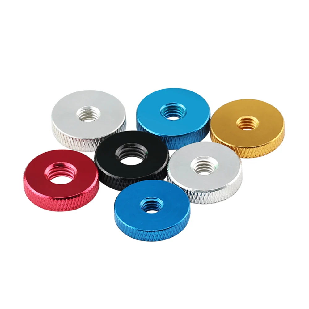 M5 M6 M8 M10 M14 M16 Colourful Aluminum Alloy Knurled Thumb Nuts Hand Tighten Nut For Locking Airflame FPV RC Model Toys