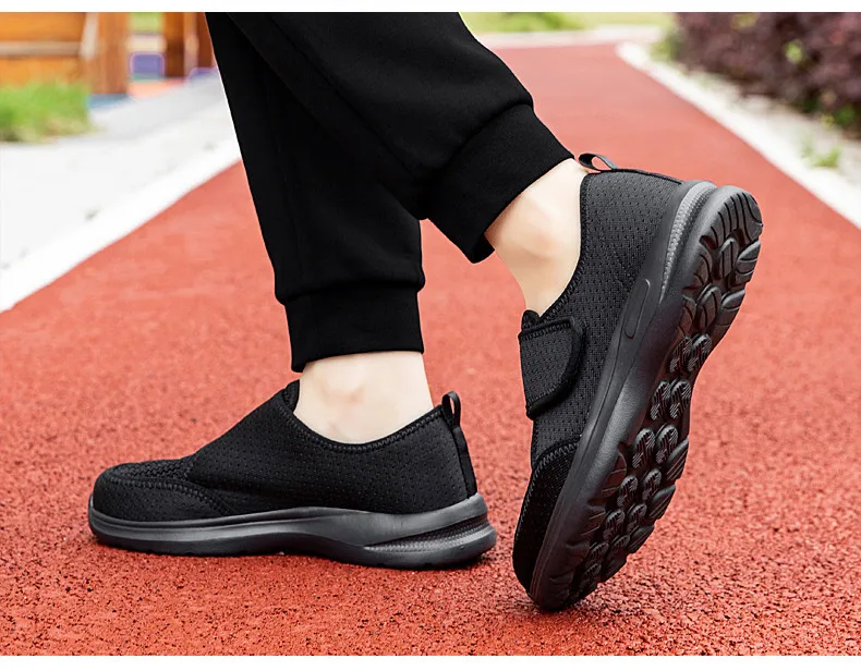 Damen-Sneaker für Orthopädie, Breite Füße, Geschwollene Füße, Geh- und Freizeitschuhe, Daumenkorrektur, Verstellbar, Bequem, Diabetiker-Barfußschuhe – Detail 14