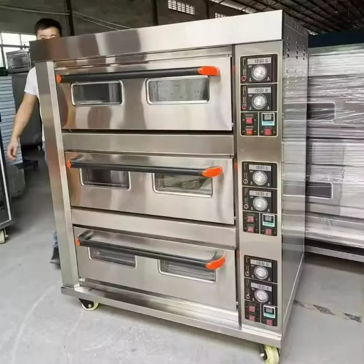 *Commercial Stainless Steel Triple Nine Tray Electric Oven Cake Electric Oven