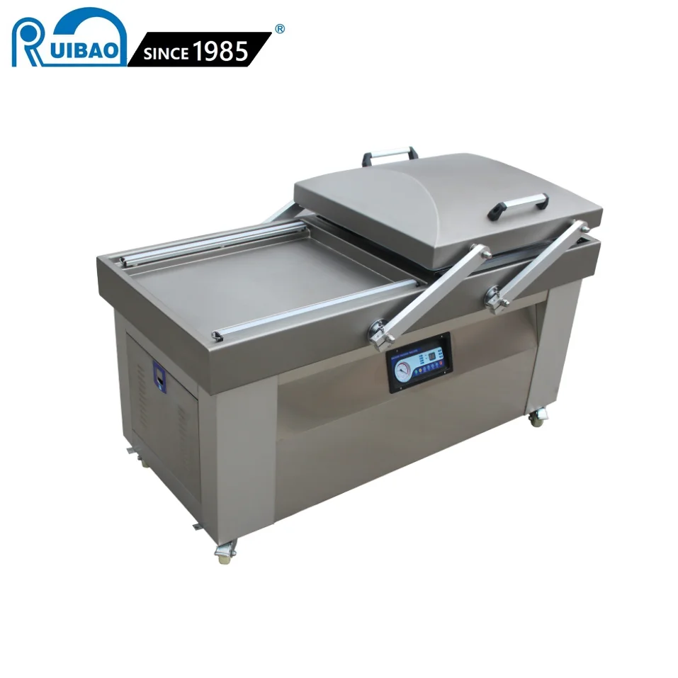 Double Chamber Agricultural Vacuum Sealer Machine Food Industrial Meat Vacuum Packing Machines Sous Vide Emballage Viande Vacio