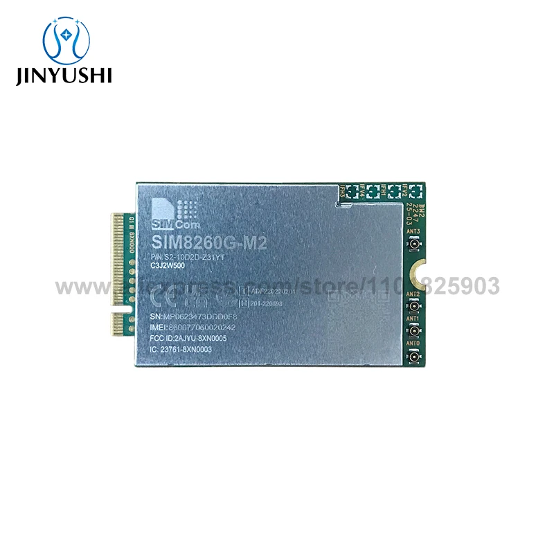 SIMCom SIM8260G-M2 M.2 5G Module Multi-Band C3J2W500 NR/LTE-FDD/LTE-TDD/HSPA+ R16 5G NSA/SA