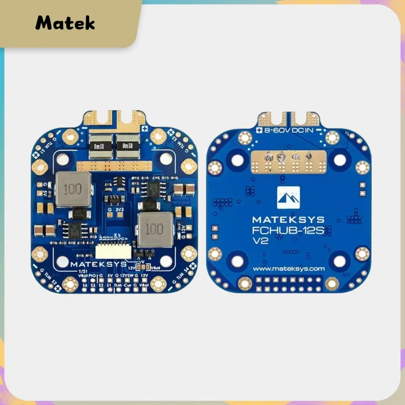 

Matek New XCLASS PDB FCHUB-12S V2 Board 5V & 12V Output w/ Current Sensor 3-12S Lipo for RC Drone FPV Quadcopter Multicopter