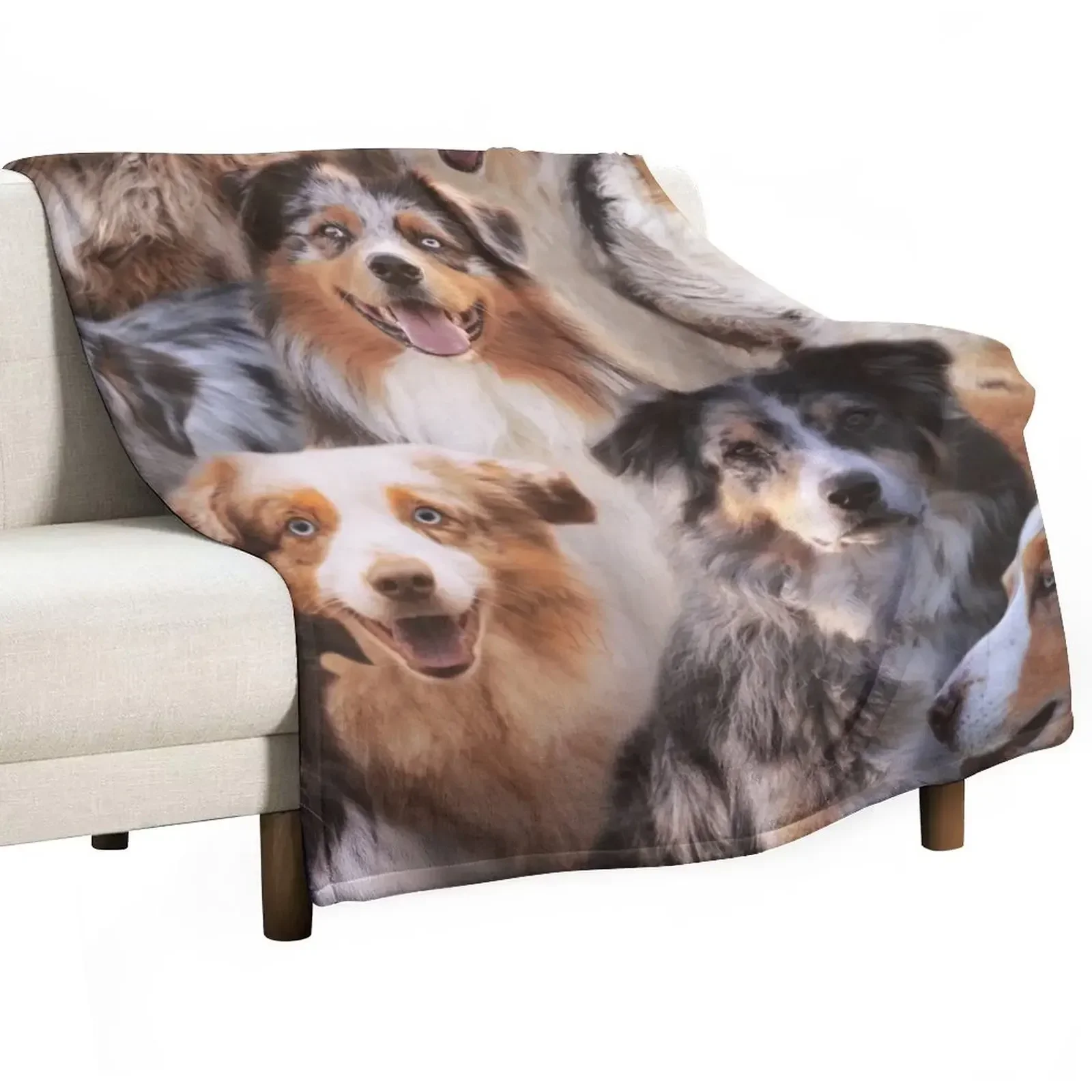 

Australian Shepherds Throw Blanket heavy to sleep warm winter Blankets