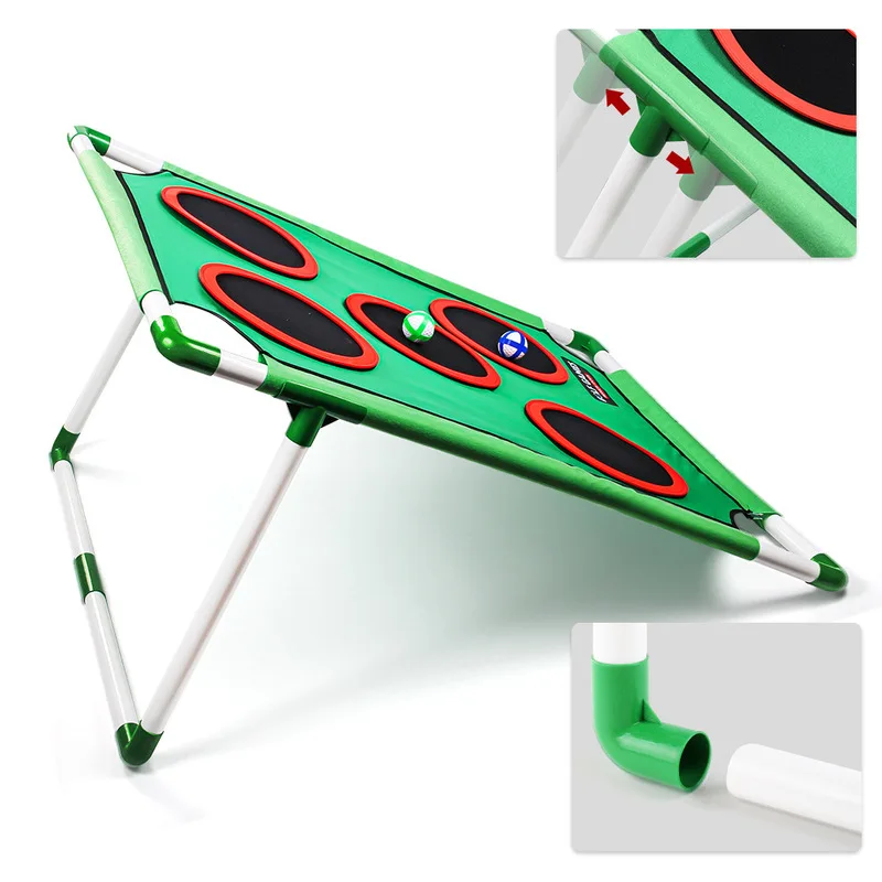 เกมกอล์ฟครอบครัวแบบพัตต์ ของเล่นกีฬาแบบอินเทอร์แอคทีฟสำหรับพ่อแม่ลูก พร้อมเสื่อและเป้าหมาย กิจกรรมสนุกๆ ทั้งในร่มและกลางแจ้งสำหรับทุกเพศทุกวัย