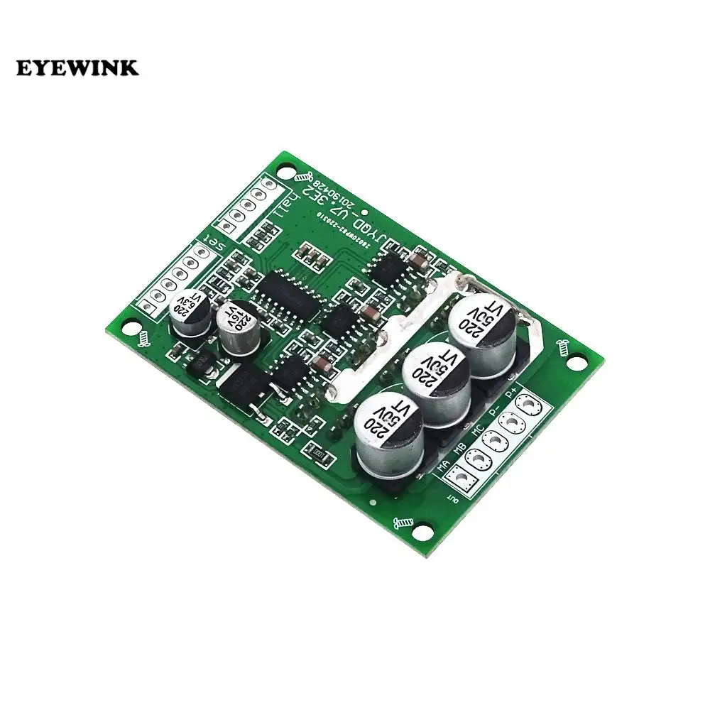 DC 12V-36V 500W High Power Brushless Motor Controller Driver Board Assembled No Hall