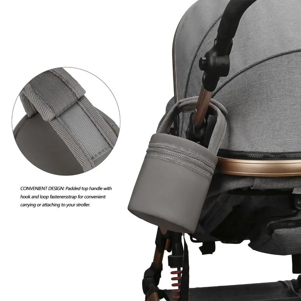 Insulation Bag Baby Feeding Milk Warmer Baby Bottle Bottle Holder Mommy Clutch Bag Stroller Accessories Stroller Hang Bag