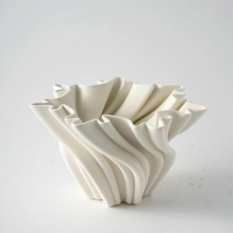Ceramic vase large high-end light luxury dried flower device