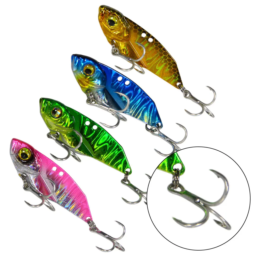 

4Pcs Creative Shape Fishing Lures Tear Resistant Plastic Fishing Baits Accessories for Anglers Outdoor Fishing