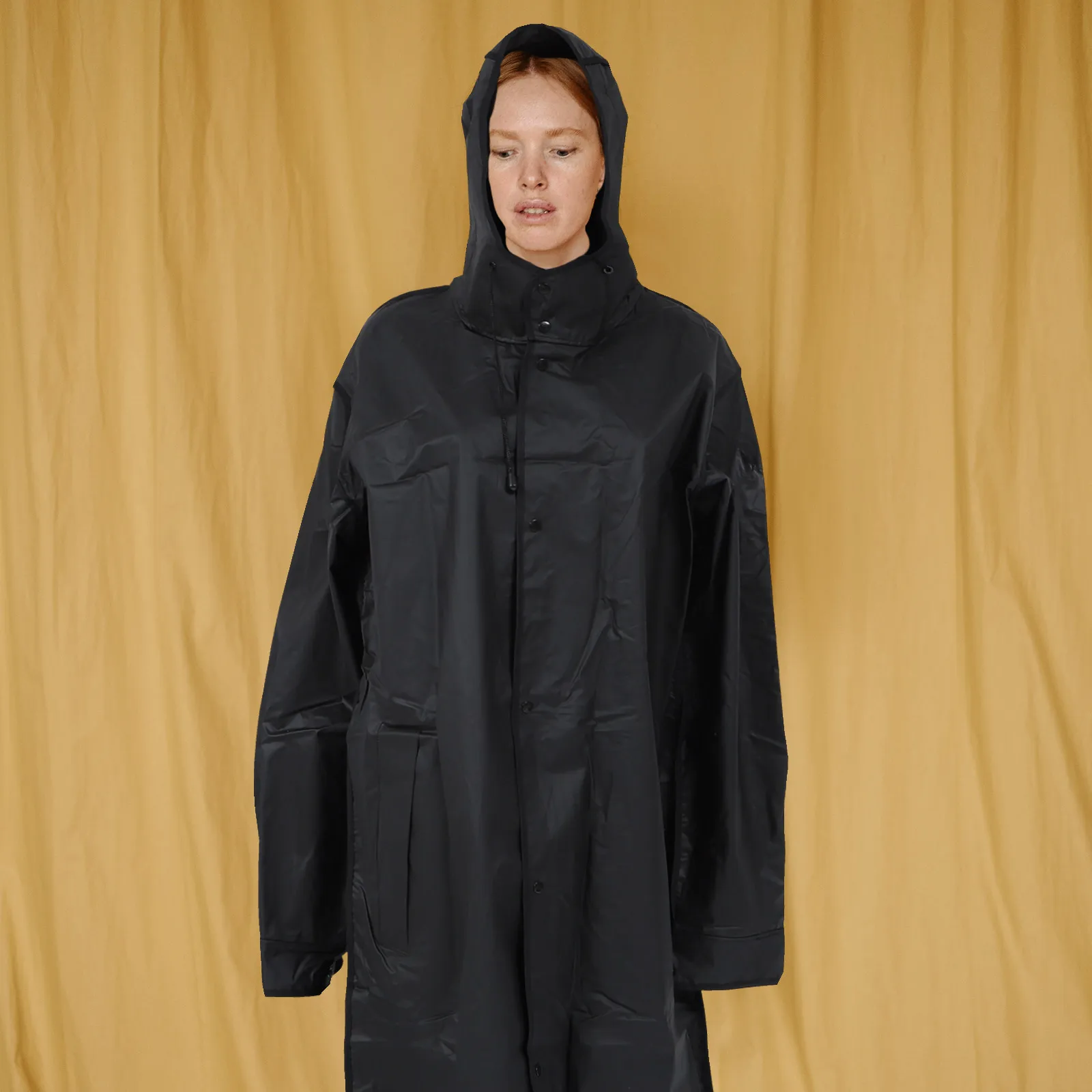 1pc capa de chuva longa corpo inteiro à prova dwaterproof água ao ar livre adulto eva capa de chuva para caminhadas leve durável à prova de umidade portátil