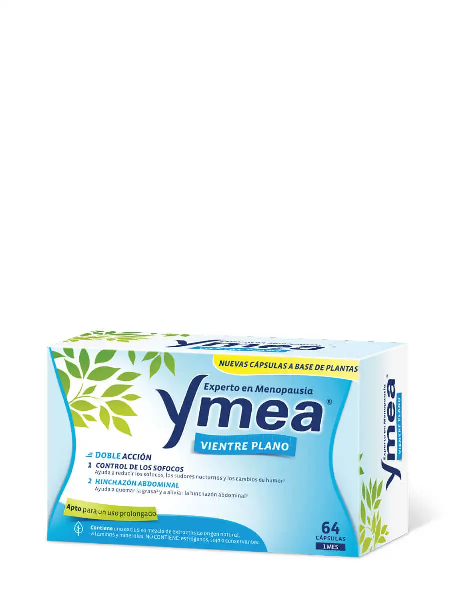 Ymea viente flatback 64 capsules-Double Action: Anti-hot flashes and reduction of abdominal swelling