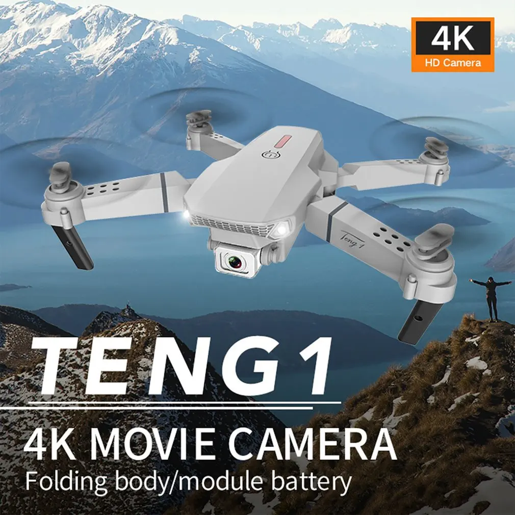 E88 pro drone 4k HD dual camera visual positioning 1080P WiFi fpv drone height preservation rc quadcopter Dron Toys