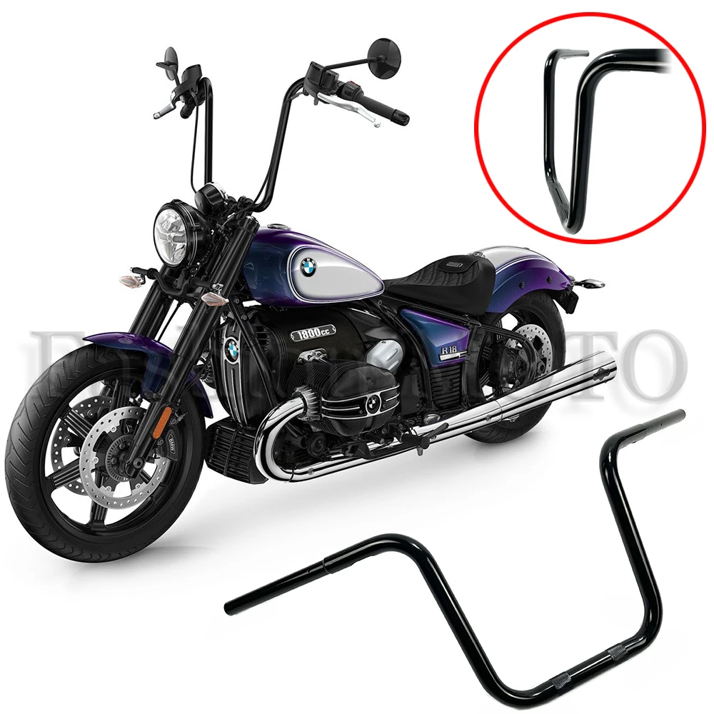 Motorcycle 1 inch Handlebar Handle Bar 7/8'' 22mm Ape handlebars for BMW R18 7/8